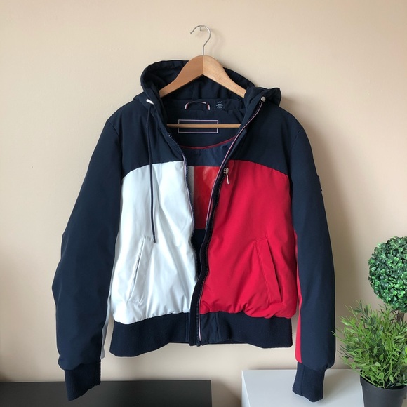 tommy hilfiger puffy jacket - Picture 1 of 6